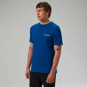 Men's Art Short Sleeve T-Shirt - Blue^Berghaus Sale