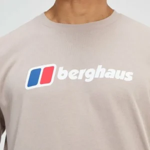 Men's Big Logo Long Sleeve Tee - Grey^Berghaus Sale