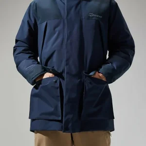 Men's Breccan Insulated Waterproof Parka - Blue^Berghaus Fashion