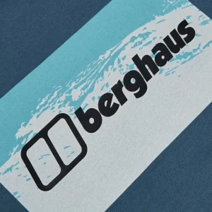 Men's Cheviot Box Logo Short Sleeve T-Shirt - Blue^Berghaus Hot