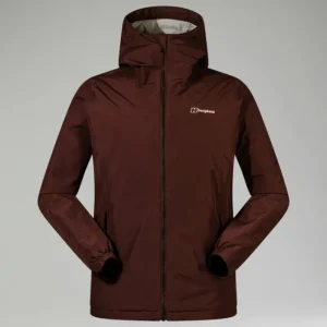 Men's Deluge Pro 3.0 Insulated Waterproof Jacket - Brown^Berghaus Discount