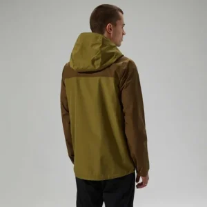 Men's Deluge Pro 3.0 Waterproof Jacket - Green/Brown^Berghaus Sale