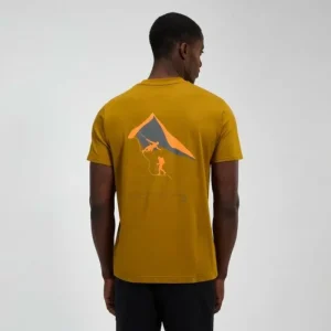 Men's Grappled Short Sleeve Tee - Brown^Berghaus Shop