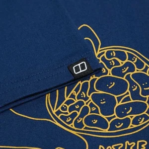 Mens Hike Beans Short Sleeve Tee - Dark Blue^Berghaus Outlet