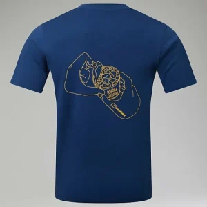 Mens Hike Beans Short Sleeve Tee - Dark Blue^Berghaus Outlet