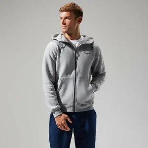 Men's Logo FZ Hoody Dark Grey^Berghaus Best