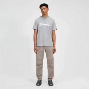 Men's Mountain Checklist Short Sleeve Tee - Grey^Berghaus Discount