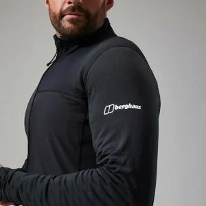 Men's MTN Arete LB Half Zip - Black^Berghaus Hot