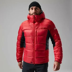Men's MTN Arete Ultra Down Hoody - Red/Black^Berghaus Fashion