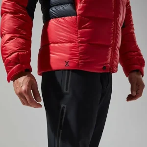 Men's MTN Arete Ultra Down Hoody - Red/Black^Berghaus Fashion