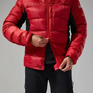 Men's MTN Arete Ultra Down Hoody - Red/Black^Berghaus Fashion