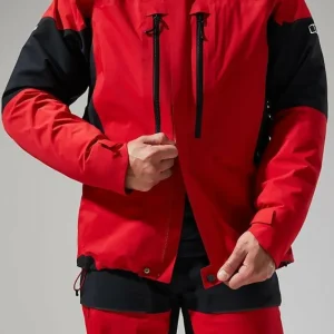 Men's MTN Guide GTX Pro Jacket - Red/Black^Berghaus Outlet