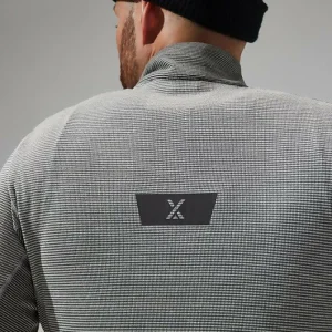 Men's MTN Guide Long Sleeve Half Zip - Grey/Black^Berghaus Cheap