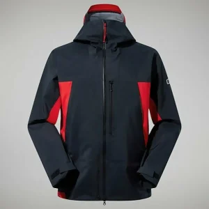 Men's MTN Seeker GTX Jacket - Black/Red^Berghaus Online