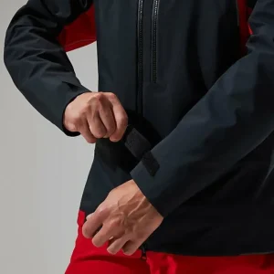 Men's MTN Seeker GTX Jacket - Black/Red^Berghaus Online