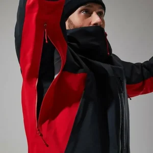 Men's MTN Seeker GTX Jacket - Black/Red^Berghaus Online