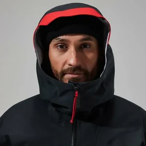 Men's MTN Seeker GTX Jacket - Black/Red^Berghaus Online