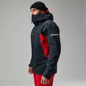 Men's MTN Seeker GTX Jacket - Black/Red^Berghaus Online