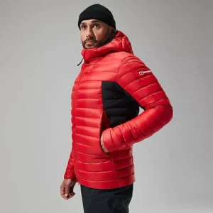 Men's MTN Seeker MW Down Hoody - Red/Black^Berghaus Sale