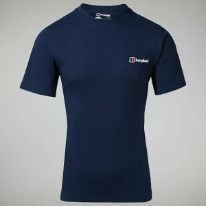 Men's Organic Classic Logo Tee Dark Blue^Berghaus Online
