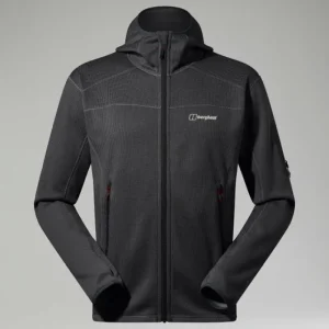 Men's Pravitale Mountain 2.0 Hooded Fleece Jacket - Dark Grey/Black^Berghaus Store
