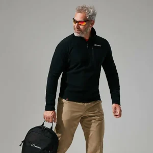 Men's Prism Micro Polartec Half Zip - Black^Berghaus Best