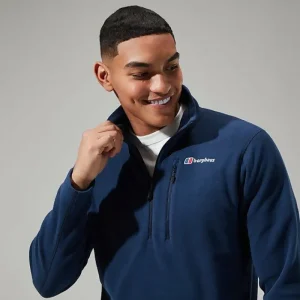 Men's Prism Micro Polartec Half Zip Fleece - Dark Blue^Berghaus Flash Sale