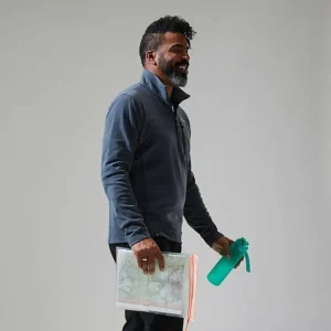 Men's Prism Micro Polartec Half Zip - Dark Grey^Berghaus Flash Sale