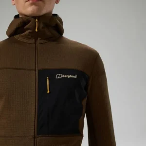 Men's Ridge-Hiker Hooded Jacket - Brown/Black^Berghaus Hot