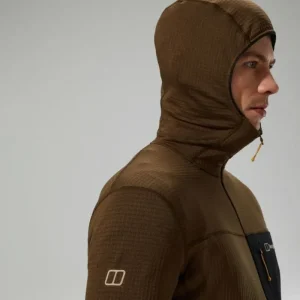 Men's Ridge-Hiker Hooded Jacket - Brown/Black^Berghaus Hot