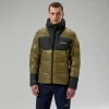 Men's URB Arkos Reflect Down Insulated Jacket - Green/Black^Berghaus Fashion