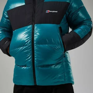 Men's URB Arkos Reflect Down Insulated Jacket - Turquoise - Black^Berghaus Cheap