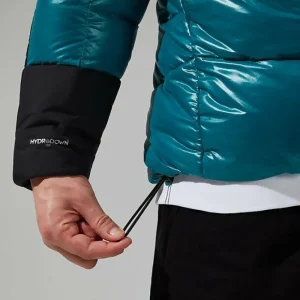 Men's URB Arkos Reflect Down Insulated Jacket - Turquoise - Black^Berghaus Cheap