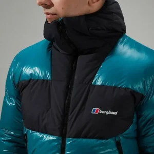 Men's URB Arkos Reflect Down Insulated Jacket - Turquoise - Black^Berghaus Cheap