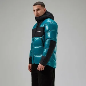 Men's URB Arkos Reflect Down Insulated Jacket - Turquoise - Black^Berghaus Cheap
