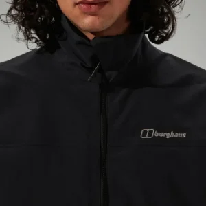 Men's Woodwalk Waterproof Jacket Black^Berghaus Fashion