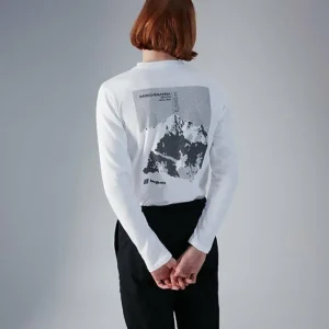 Unisex Kanchenjunga Static Long Sleeve T-Shirts - White^Berghaus Hot