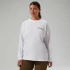 Unisex Mera Peak Long Sleeve T-Shirt - White^Berghaus Outlet