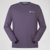 Unisex Mera Peak Long Sleeve T-Shirt - Purple^Berghaus Cheap