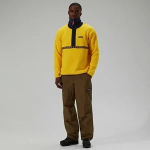 Unisex Rhynie Aztec Half Zip Fleece - Yellow/Blue^Berghaus Hot