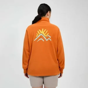 Unisex Sunned Peak Interactive Fleece - Orange^Berghaus New