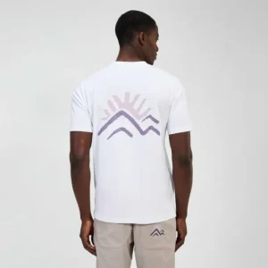 Unisex Sunned Peak Short Sleeve Tee - White^Berghaus Clearance