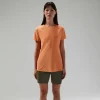 Women's 24/7 Crew Short Sleeve Tech Tee Orange^Berghaus Flash Sale