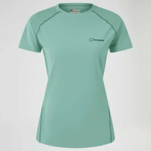 Women's 24/7 Crew Short Sleeve Tech Tee - Green^Berghaus Flash Sale