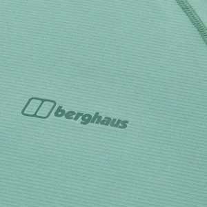 Women's 24/7 Crew Short Sleeve Tech Tee - Green^Berghaus Flash Sale