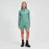 Women's 24/7 Half Zip Long Sleeve Tech Tee - Green^Berghaus New