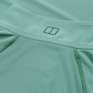 Women's 24/7 Half Zip Long Sleeve Tech Tee - Green^Berghaus New