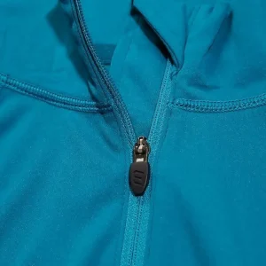 Women's 24/7 Half Zip Maternity Long Sleeve Tech Tee - Turquoise^Berghaus Discount