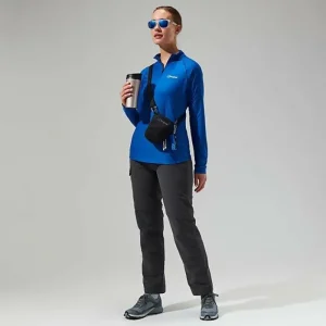 Women's 24/7 Tech Long Sleeve Half Zip Tee - Blue^Berghaus Hot
