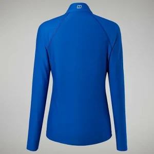 Women's 24/7 Tech Long Sleeve Half Zip Tee - Blue^Berghaus Hot